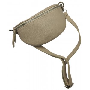 Τσαντάκι Μέσης δέρμα domus 99-809 μπεζ Τσάντες