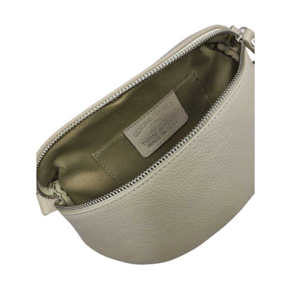 Τσαντάκι Μέσης δέρμα domus 99-809 μπεζ Τσάντες