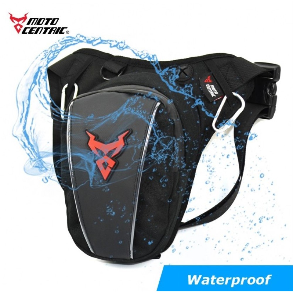 MotoCentric Τσαντάκι Μηρού Μαύρο/μπλε Αναβάτη MC-0105 Τσάντες