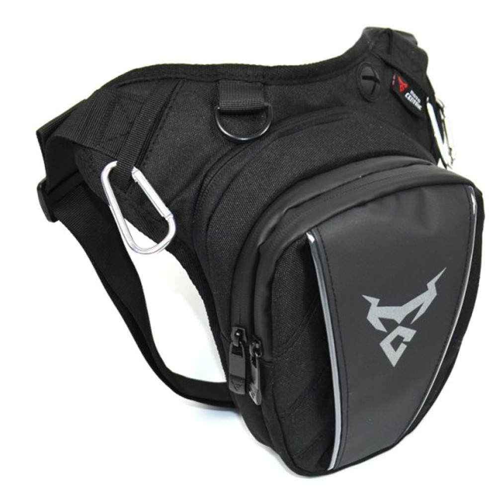 MotoCentric Τσαντάκι Μηρού Αναβάτη Μαύρο/γκρι MC-0105 Τσάντες