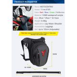 MotoCentric Τσαντάκι Μηρού Αναβάτη Μαύρο/γκρι MC-0105 4