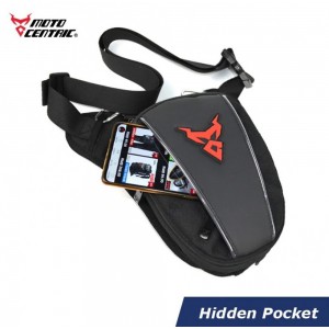 MotoCentric Τσαντάκι Μηρού Μαύρο/μπλε Αναβάτη MC-0105 Τσάντες