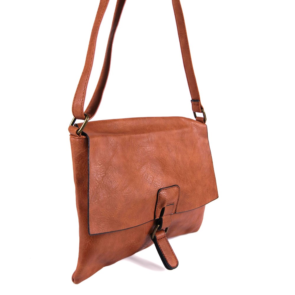 Τσάντα Domus χιαστή 40101034 ταμπά Bags