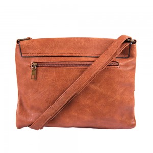 Τσάντα Domus χιαστή 40101034 ταμπά Bags