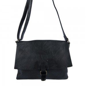 Τσάντα Domus χιαστή 40101034 μαύρη Bags