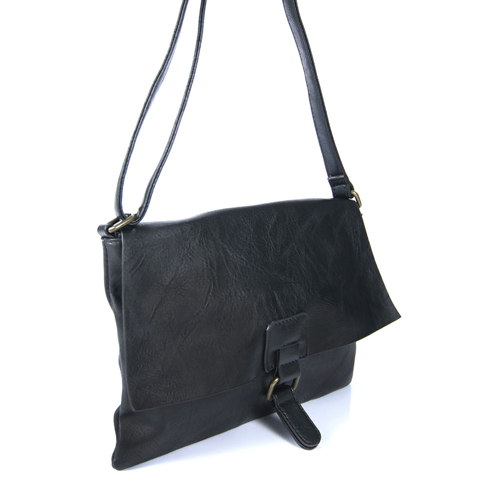 Τσάντα Domus χιαστή 40101034 μαύρη Bags