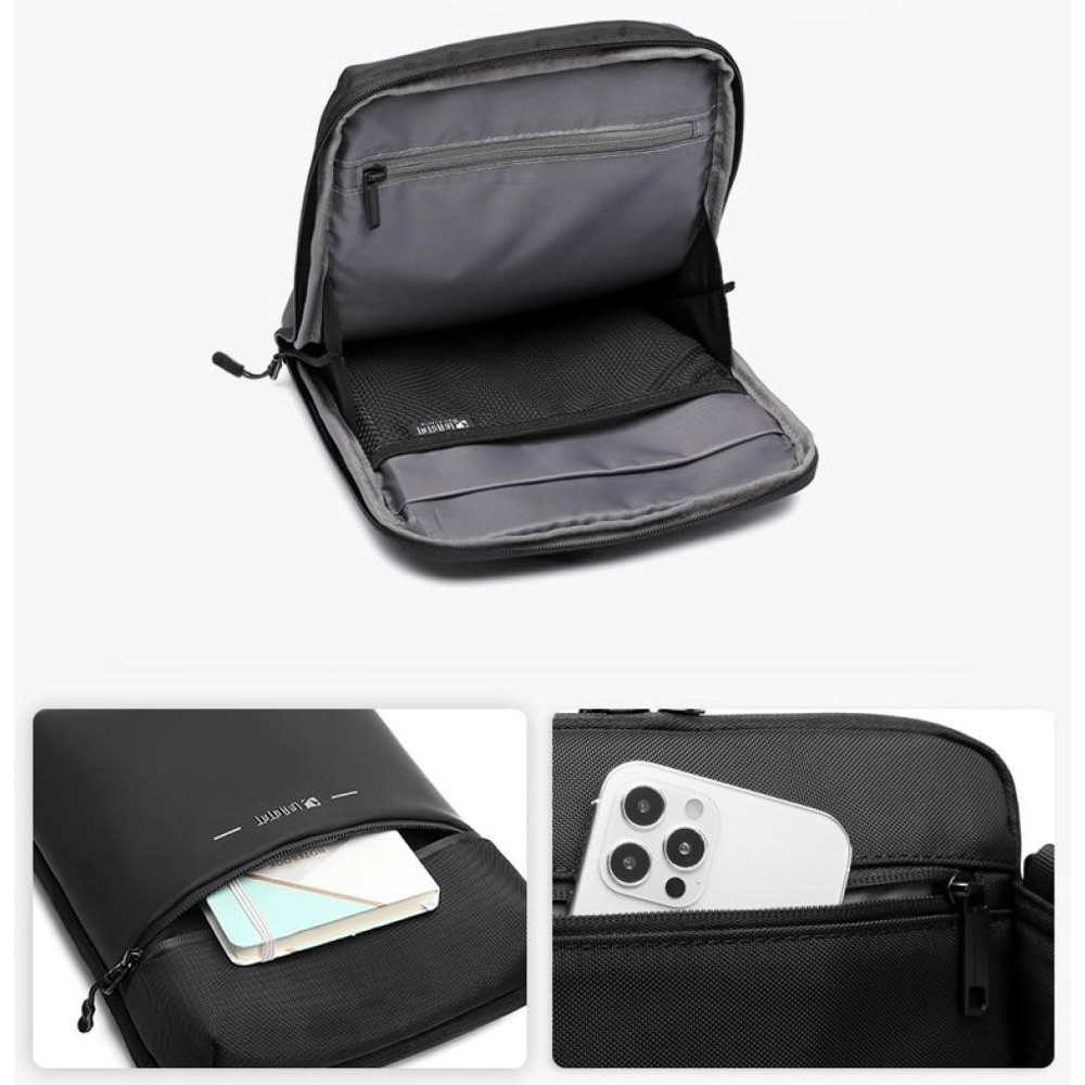 LEASTAT ΑΝΔΡΙΚΟ ΤΣΑΝΤΑΚΙ ΧΙΑΣΤΙ LT2122 ΜΑΥΡΟ Τσάντες