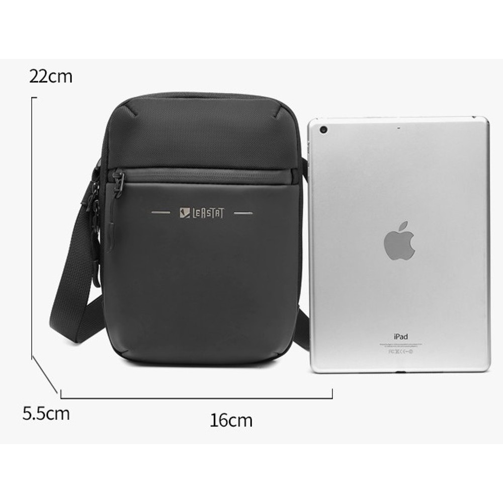 LEASTAT ΑΝΔΡΙΚΟ ΤΣΑΝΤΑΚΙ ΧΙΑΣΤΙ LT2123 ΜΑΥΡΟ Τσάντες