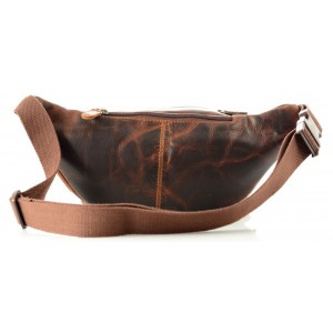 KION 2178 KARA ΔΕΡΜΑΤΙΝΟ ΤΣΑΝΤΑΚΙ ΜΕΣΗΣ ΤΑΜΠΑ Τσάντες