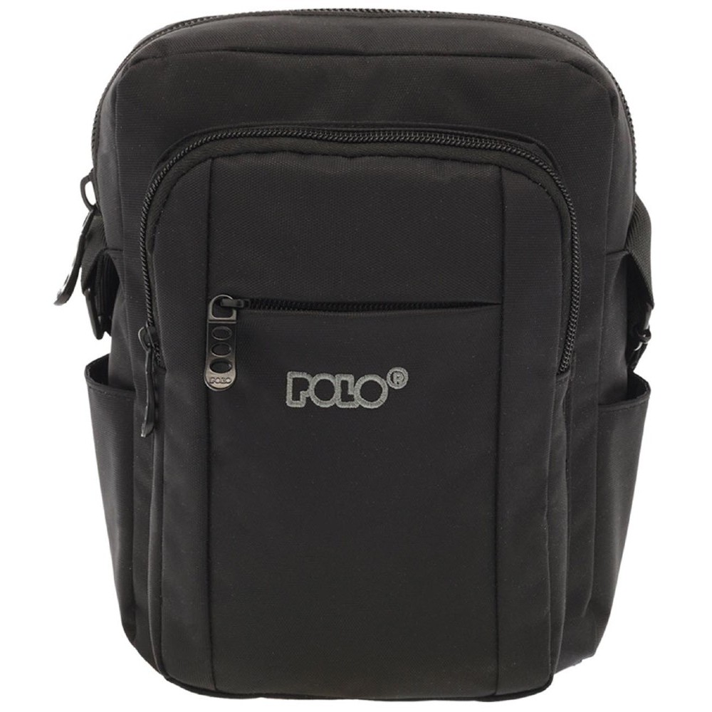 Polo Ανδρική Τσάντα Ώμου / Χιαστί 9-07-148-2000 Μαύρη