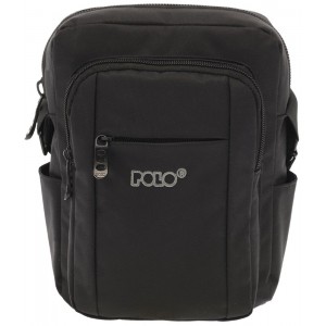 Polo Ανδρική Τσάντα Ώμου / Χιαστί 9-07-148-2000 Μαύρη