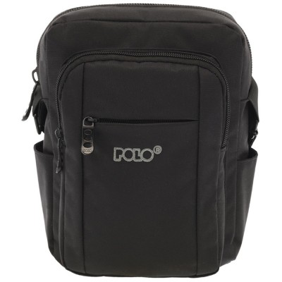 Polo Ανδρική Τσάντα Ώμου / Χιαστί 9-07-148-2000 Μαύρη