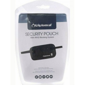 Diplomat Acsec Ταξιδιωτικό Τσαντάκι Μέσης Μαύρο Είδη ταξιδιού