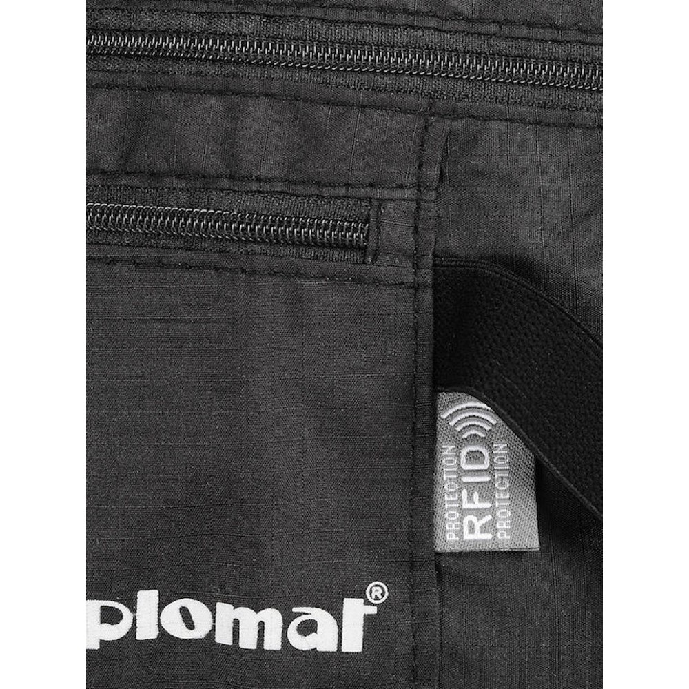 Diplomat Acsec Ταξιδιωτικό Τσαντάκι Μέσης Μαύρο Είδη ταξιδιού