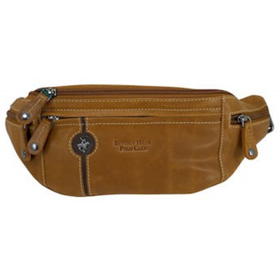 Beverly Hills Polo Club BH-388 Τσαντάκι Μέσης Δέρμα Ταμπά