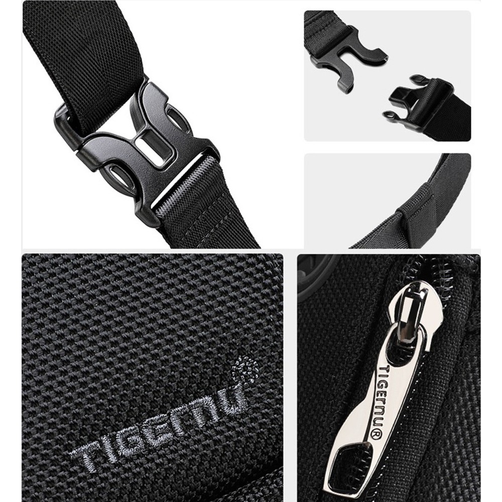 Tigernu Τσαντάκι μέσης  T-B8113 μαύρο  Τσάντες