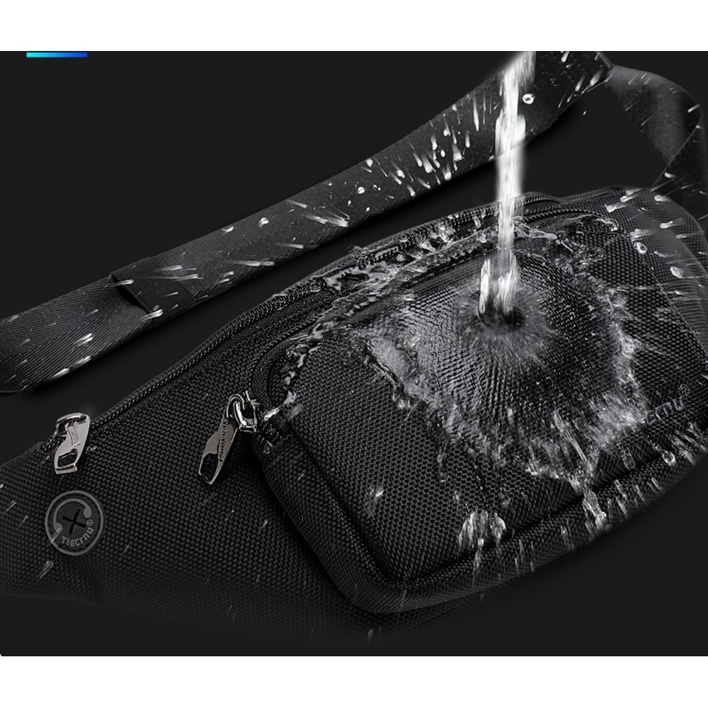 Tigernu Τσαντάκι μέσης  T-B8113 μαύρο  Τσάντες