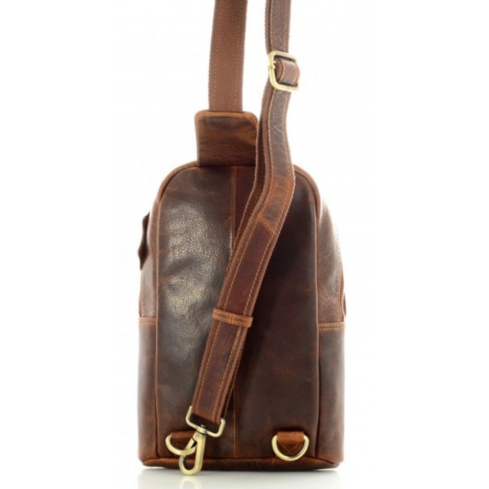 KION ZE-2097 KARA ΣΑΚΙΔΙΟ BODY BAG ΚΑΦΕ Τσάντες