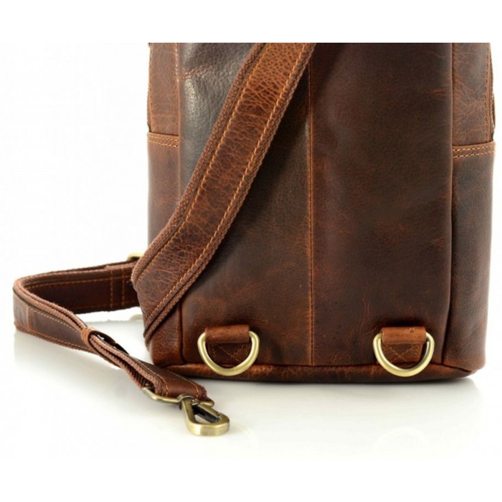 KION ZE-2097 KARA ΣΑΚΙΔΙΟ BODY BAG ΚΑΦΕ Τσάντες