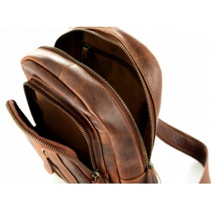 KION ZE-2097 KARA ΣΑΚΙΔΙΟ BODY BAG ΚΑΦΕ Τσάντες