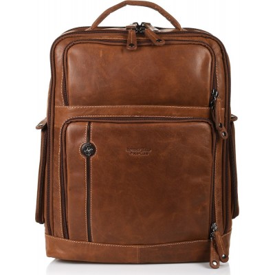 Beverly Hills Polo Club BH-385 Δέρμα Τσάντα πλάτης ταμπά