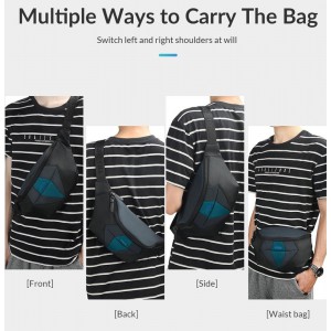 TIGERNU ΤΣΑΝΤΑΚΙ ΜΕΣΗΣ T-58166  γκρι