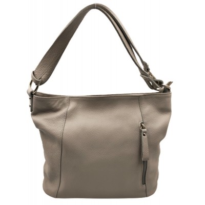 Τσάντα δέρμα Ιταλίας DOMUS 41000049 εκρού