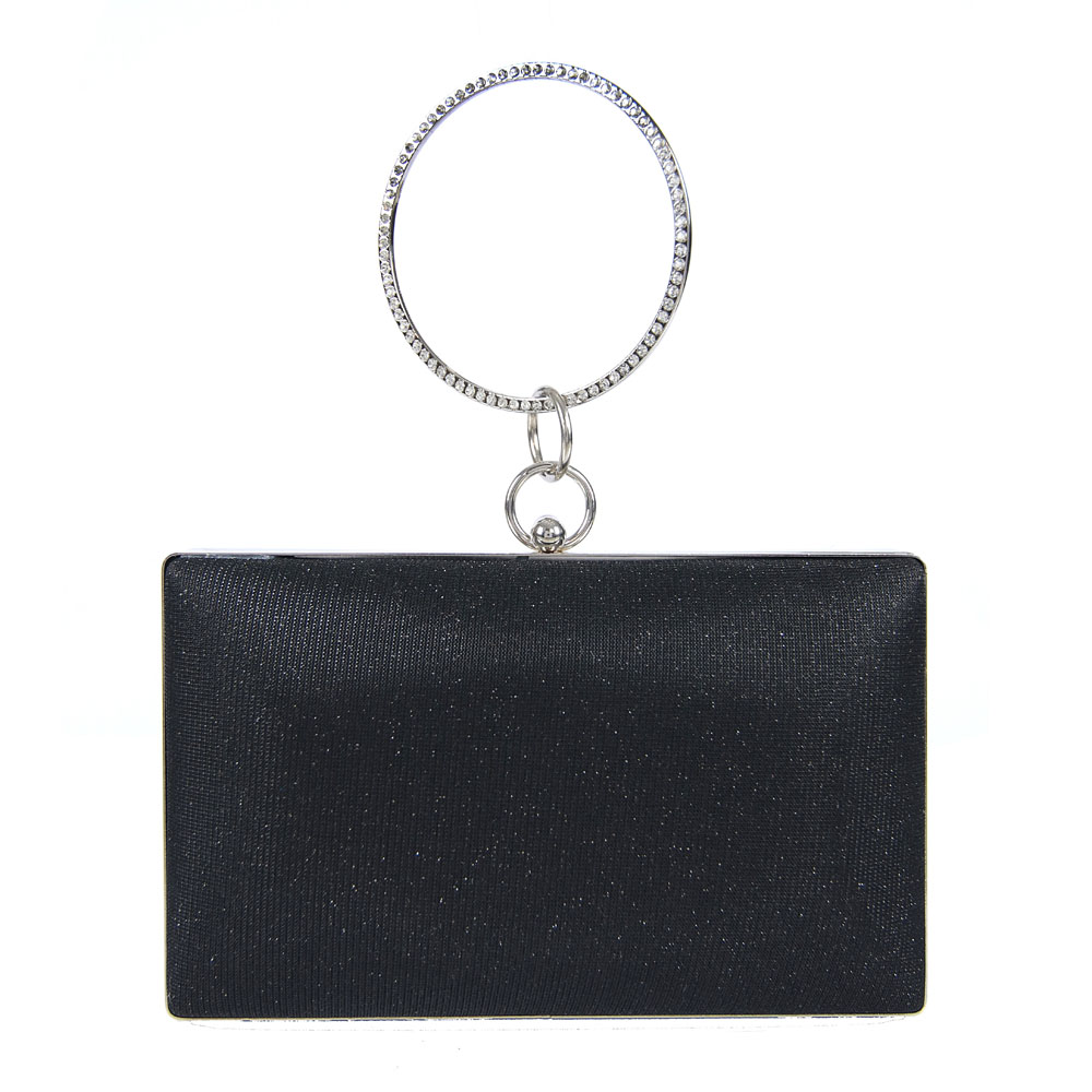 Τσαντάκι κλατς DOMUS 78000025 μαύρο Τσάντες