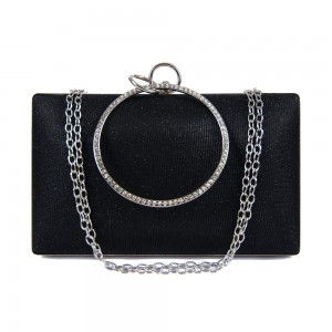 Τσαντάκι κλατς DOMUS 78000025 μαύρο Τσάντες