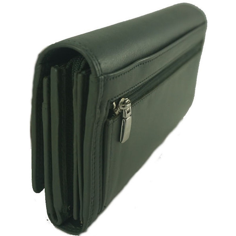 Kion Μεγάλο Δερμάτινο Γυναικείο Πορτοφόλι 1252A Πράσινο Πορτοφόλια