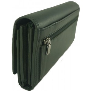 Kion Μεγάλο Δερμάτινο Γυναικείο Πορτοφόλι 1252A Πράσινο Πορτοφόλια