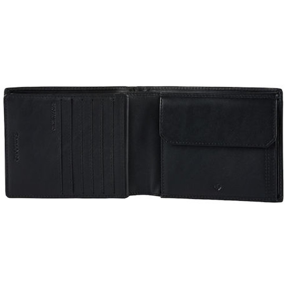 Samsonite Attack 2 Ανδρικό Πορτοφόλι Δέρμα 135052-1041 Μαύρο Πορτοφόλια