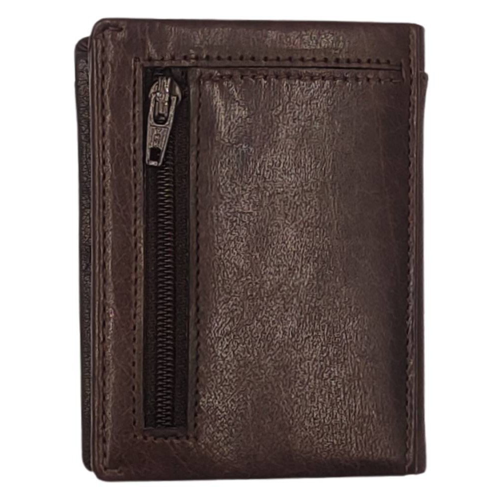 Beverly Hills Polo Club BH-1566 Δέρμα Πορτοφόλι καρτοθηκη καφέ