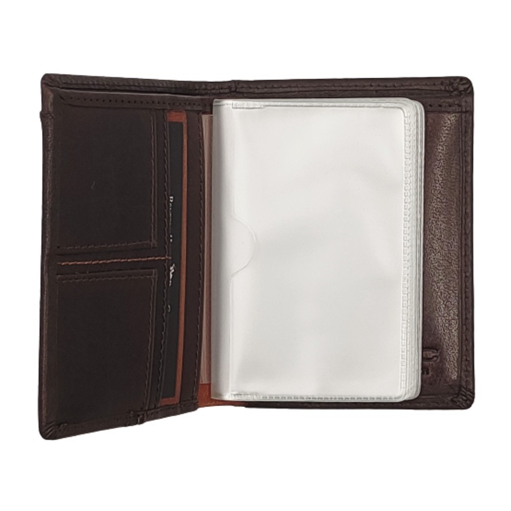 Beverly Hills Polo Club BH-1566 Δέρμα Πορτοφόλι καρτοθηκη καφέ