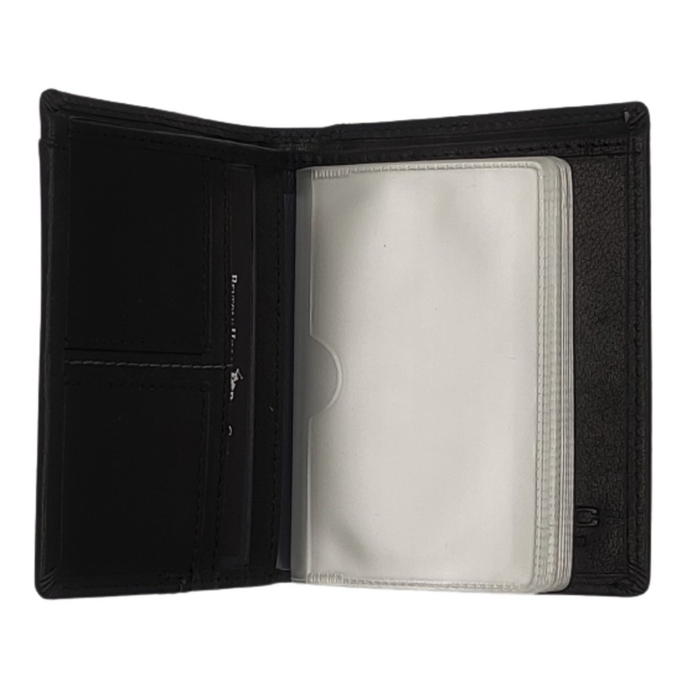 Beverly Hills Polo Club BH-1566 Δέρμα Πορτοφόλι καρτοθηκη μαύρο