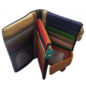 Πορτοφόλι Gaofan 30-87 δέρμα γυναίκειο μαύρο Wallets