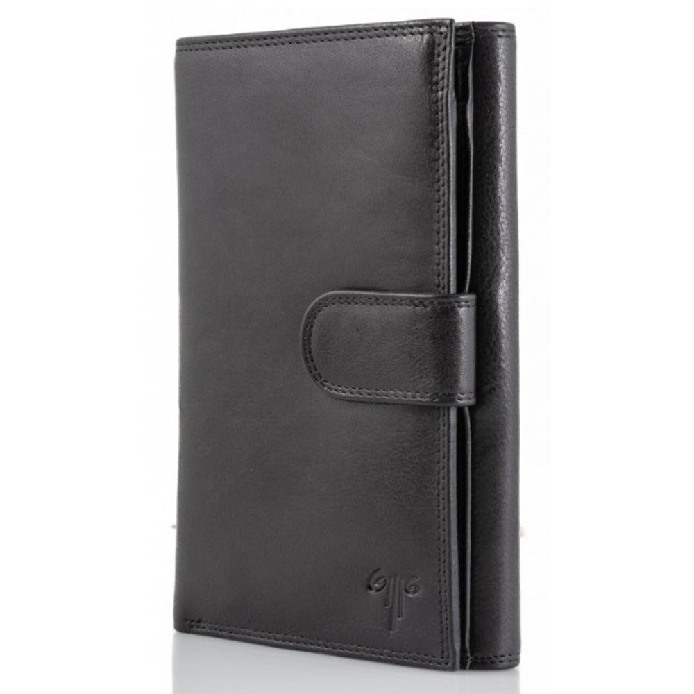 Kion Δέρμα Μεγάλο πορτοφόλι 5730 μαύρο Πορτοφόλια
