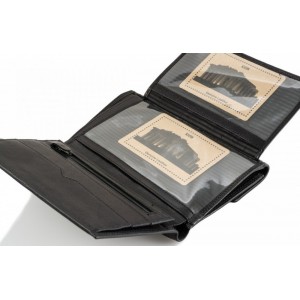 Kion Δέρμα Μεγάλο πορτοφόλι 5730 μαύρο Πορτοφόλια