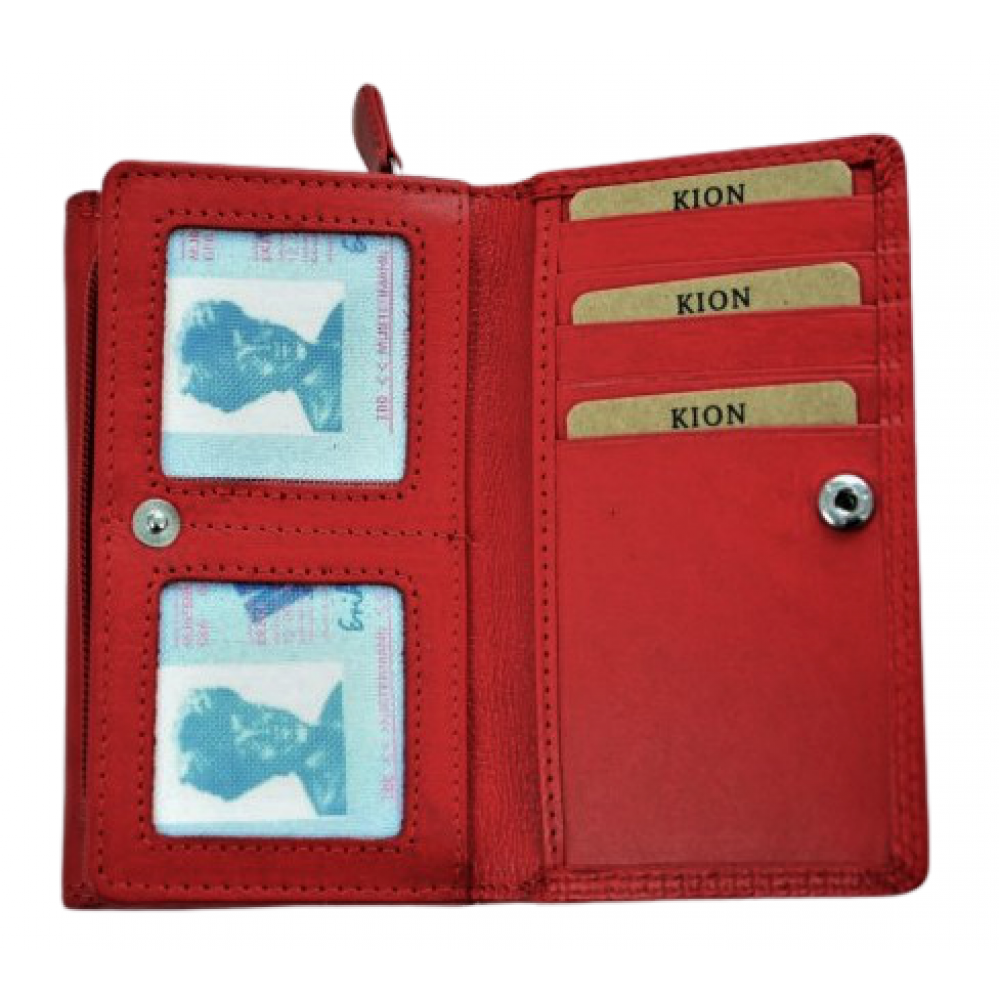 Kion 82221 πορτοφόλι Δέρμα κόκκινο Wallets