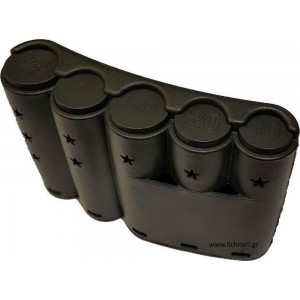 Polo Πλαστική Κερματοθήκη Φορητή με 5 Θέσεις 9-08-028-02 Accessories