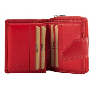 Kion AK-181 πορτοφόλι Δέρμα κοκκινο Wallets