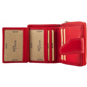 Kion AK-181 πορτοφόλι Δέρμα κοκκινο Wallets