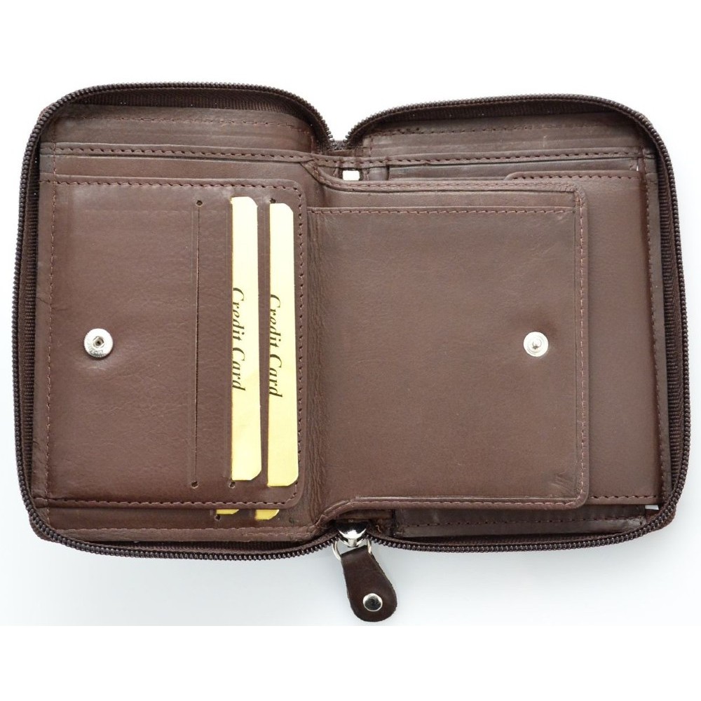 Ανδρικό Πορτοφόλι δέρμα ΚΙΟΝ CA-1083Z καφέ Πορτοφόλια