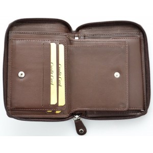 Ανδρικό Πορτοφόλι δέρμα ΚΙΟΝ CA-1083Z καφέ Πορτοφόλια