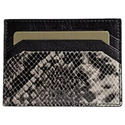 7.Dots Leather Card Holder FOIL-90-005 Grey