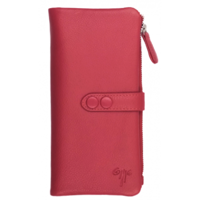 Kion Δέρμα Μεγάλο κόκκινο πορτοφολι 7178