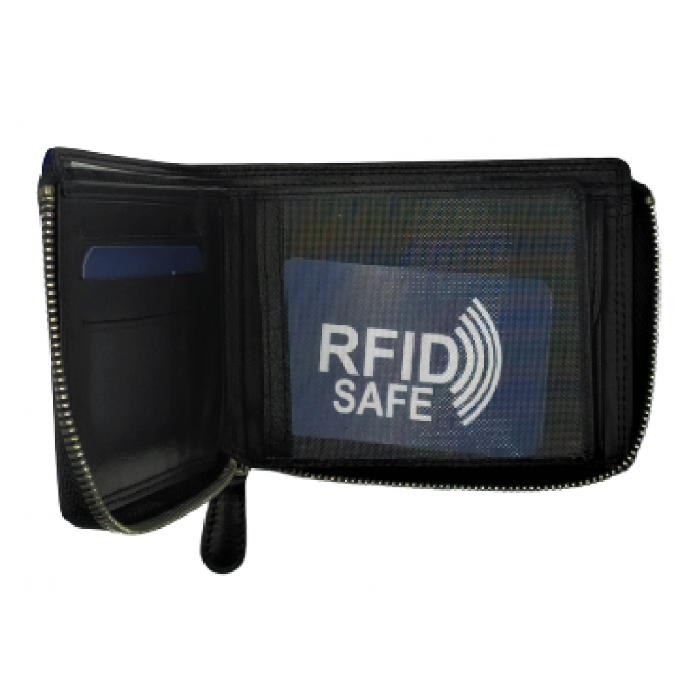 Ανδρικό Πορτοφόλι δέρμα ΚΙΟΝ 17 μαύρο Wallets