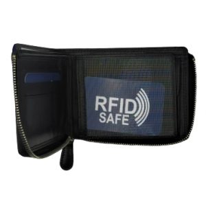 Ανδρικό Πορτοφόλι δέρμα ΚΙΟΝ 17 μαύρο Wallets