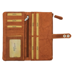Kion Δέρμα Μεγάλο ταμπά πορτοφολι 7178 Πορτοφόλια