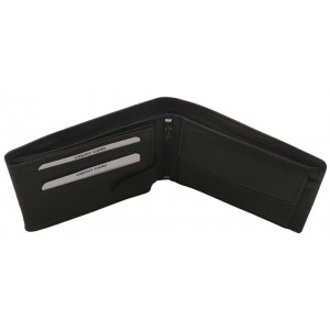 RCM ανδρικό πορτοφόλι Δέρμα Z-33 Μαύρο Πορτοφόλια